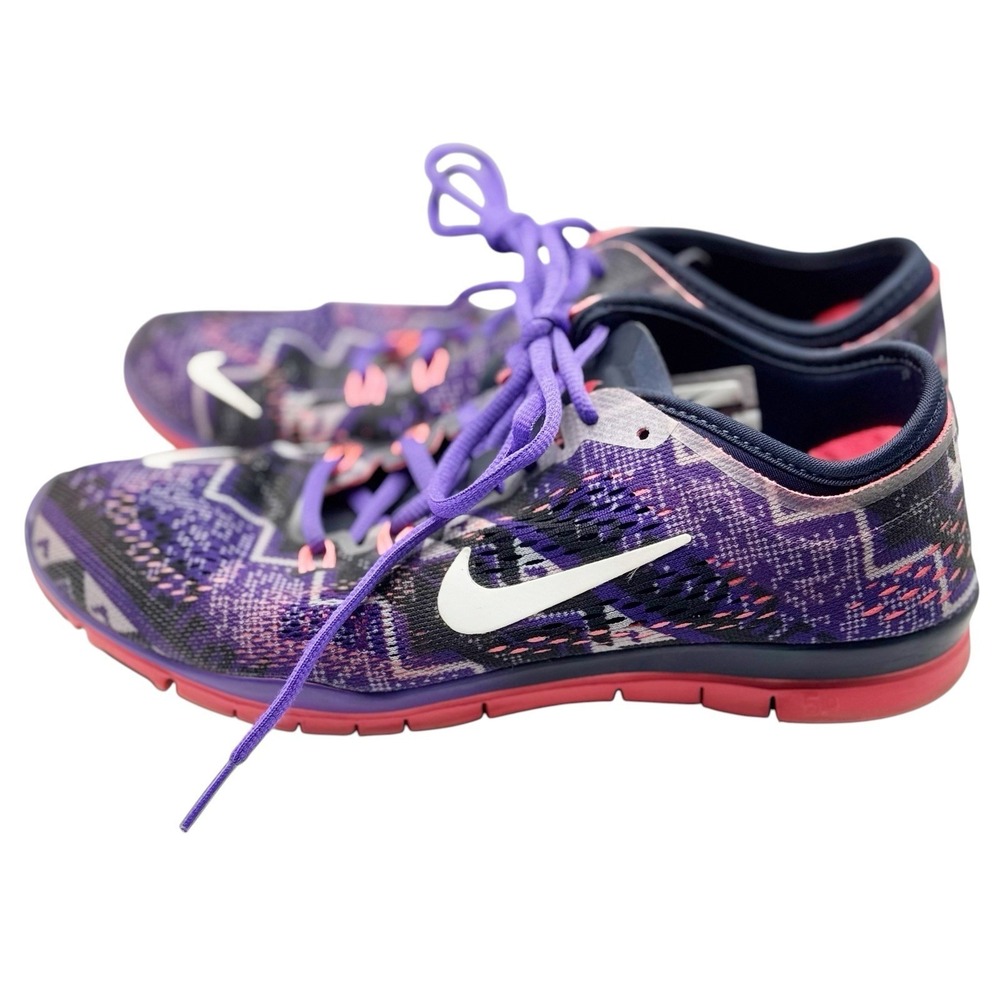 Nike Free 5.0 TR Fit 4 PRT Training Shoes Purple/ Pink 629832-402 Women's 7.5